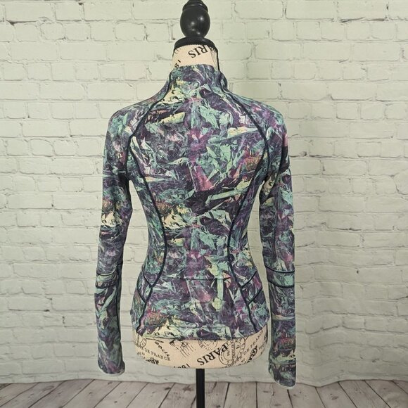 Lululemon Find Your Bliss Jacket Vintage Green Iridescent Multi 2 - Picture 6 of 13